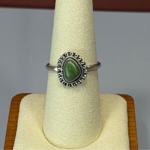 Artisan Sterling Silver Emerald Valley Turquoise Ring